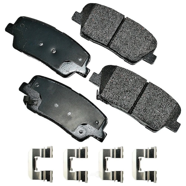 Akebono Proact Akebono ACT1284A ProACT Ultra Premium Ceramic Pads ACT1284A - main